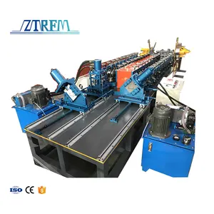 ZTRFM Línea de producción doble C y Canal U Perfil de pared seca Máquina formadora de rollos Marco de acero y máquina Purlin