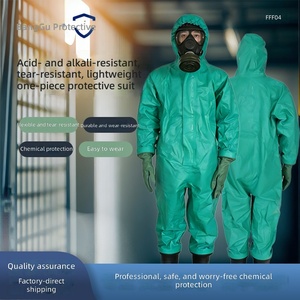 <span class=keywords><strong>Traje</strong></span> de Protección de una Pieza de Material Compuesto de Caucho de Alta Calidad, Resistente a Ácidos y Álcalis, <span class=keywords><strong>Traje</strong></span> Químico, <span class=keywords><strong>Traje</strong></span> de Protección <span class=keywords><strong>Nuclear</strong></span> CBRN - Product Image 1