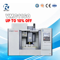 Centro de Mecanizado Vertical CNC VMC1160 de Servicio Mediano, Fresadora con Husillo BT40, Cargador de Herramientas de 24 Posiciones, Alta Precisión para Piezas Metálicas