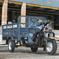 Tricycle motorisé à usage commercial, modèle à benne ouverte, idéal pour le transport agricole - Vente chaude