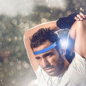 Wholesale Non- Guiding Silicone Nylon <b>Sport</b> <b>Headband</b> with Sweatband Belt for Running 22.5cm Adult OEM & ODM - Product Image 2