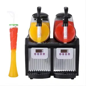 Machine <span class=keywords><strong>à</strong></span> slush glacé 2,5 L * 2 bols, prix bas, usage domestique, commercial, avec écran numérique LED pour les restaurants, les bars et les foyers - Product Image 1