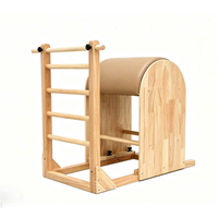 Equipo Profesional de Pilates de Madera de Roble, Barrel Ladder, para Gimnasios Comerciales y Estudios de Yoga, Corrector de Columna, Entrenamiento de Fuerza del Core