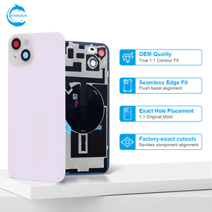 STAROZON จัดส่งเร็ว ฝาหลังกระจกสำหรับ <span class=keywords><strong>iPhone</strong></span> 14 14Plus พร้อม NFC/คอยล์ไร้สาย คุณภาพสูง - Product Image 4