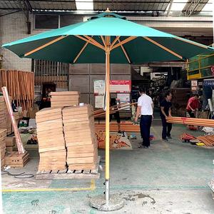 Sombrilla para patio al aire libre, sombrilla de columna media, Guardia de pie de jardín, sombrillas publicitarias redondas de 3 metros con flecos - Product Image 6