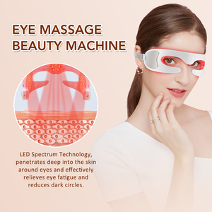 Uso doméstico portátil Terapia de luz LED Masajeador de ojos Cuidado personal 3D con control de sincronización de vibración Equipo de belleza - Product Image 2