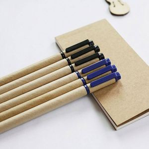 Custom Promotional Eco Friendly <b>Gift</b> Office School 1.0mm Cardboard Ball Pen with Recyclable Paper Tube - Product Image 2