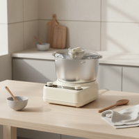 Robot pâtissier électrique de table CX-6023 5L 2 vitesses Turbo 200W avec bol mélangeur pour la maison et la cuisine