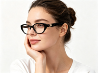 Expédition sous 24 heures, lunettes optiques en acétate durables fabriquées à la main avec ornement, montures de lunettes de luxe haut de gamme pour un usage quotidien