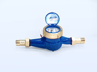 CHENSHUO DN20 ISO4064 Certified Multi-Flow Horizontal Water Meter Mechanical Brass/Nylon/ABS Plastic IP68 Protection Threaded