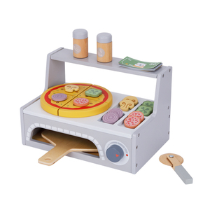 Four à pizza <span class=keywords><strong>en</strong></span> <span class=keywords><strong>bois</strong></span> pour jeu d'imitation, <span class=keywords><strong>jouet</strong></span> de cuisine DIY, simulation de <span class=keywords><strong>magasin</strong></span>, <span class=keywords><strong>jouet</strong></span> de simulation de four à pizza - Product Image 4