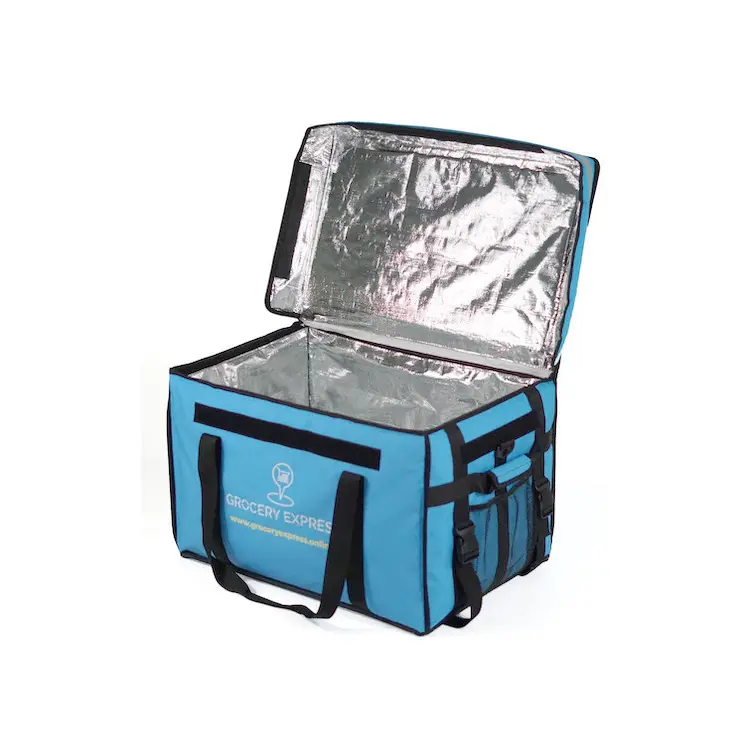 Oxygen Bike Rear Rack Backpack Blue Sac Iso Thermel Livraison Delivery Bag food delivery car bag