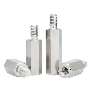 M3 M2 M6 Tornillo de separación hexagonal roscado de acero inoxidable Espaciador de separación macho hembra Espárragos externos internos - Product Image 4