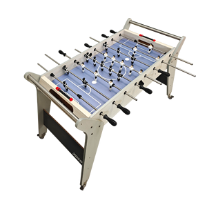 Jeu de table de football universel 4.5ft Baby-foot Table de football intérieur Jouets de sport en bois Vente d'usine avec roues et poignées Party Club - Product Image 2