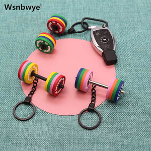 Регулируемые гантели 45 кг персонализированные спортивные промо-подарки на заказ 3D laveros CHAVEIRO Tri Grip весовые пластины 45 фунтов брелок - Product Image 4