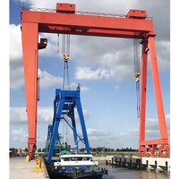Grue portuaire de grande capacité pour chantier naval/port, grue à portique robuste de 500 tonnes à double poutre pour quais de construction navale