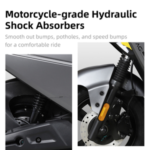 Scooter électrique Emk 1000w, suspension hydraulique à double disque avec pneus anti-crevaison Lse05alyi - Product Image 4