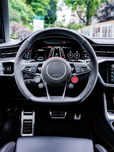 Accessoires de voiture personnalisés Volant pour <span class=keywords><strong>Audi</strong></span> A6 A7 A8 S6 S7 S8 C8 2018 2019 2020 2021 2022 <span class=keywords><strong>2023</strong></span> - Product Image 2