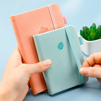 Mini cuaderno de bolsillo portátil A6/A7 200 páginas 100gsm pequeña reunión de trabajo registro Memo diario 100 hojas con bolígrafo escritura diaria