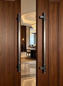 Oferta Especial: Manijas de Puerta Personalizadas con Diseño Griego para Hotel, Manija de Puerta de Acero Inoxidable 304 de Lujo con Patrón de Llave - Product Image 4