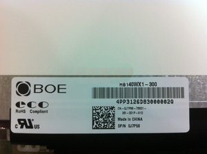 14.0inch Bảng điều chỉnh HB140WX1-300 b140wx03v.0 LP140WH2-TLA1 LVDS/40pin 1366*768 60Hz LCD HD máy tính xách tay màn hình hiển thị Màn hình Slim New A + - Product Image 2