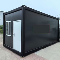 Prix d'usine – Maison conteneur préfabriquée à deux étages, 20 pieds, facile à installer, démontable, pour bureau mobile, hôtel ou logement modulaire