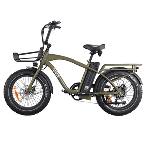 Nouveau Vélo Électrique 2026 de 20 Pouces, Style Rétro <span class=keywords><strong>Vintage</strong></span>, 48V 500W, Fat Tire, Beach Cruiser, pour la Neige - Product Image 5