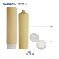 Tube souple vide pour gommage corporel 500 ml, écran solaire et emballage de lotion