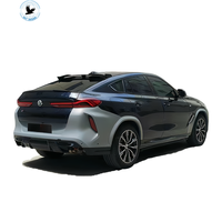2019-2022 para BMW X6 G06 Kit de carrocería actualización incluye faros de parachoques delantero para F96 X6M 2023-2025 nueva condición con Clips