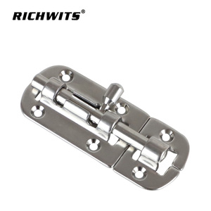 Serratura scorrevole della serratura della porta dell'hardware marino serratura scorrevole di sicurezza della barra della barca dell'acciaio inossidabile 316 - Product Image 6