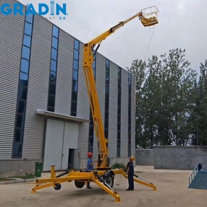 רכוב עבודת אוויר בום גרור רכוב האיש בום מעלית 8 מ 'נייד נייד ג' יב מטוס בום להרים אוויר - Product Image 3