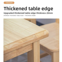 Moderne Massivholz Ergonomische Tische und Stühle Set für Babys und Kinder - Langlebige & Umweltfreundliche Kindergartenmöbel