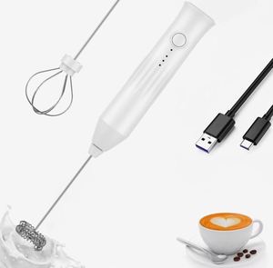 Wholesale Mini Automatic USB Electric Handheld Milk Frother Classic <b>Battery</b> <b>Operated</b> 3-Speed Eco-Friendly Stainless Steel Foam - Product Image 1