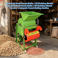 Machine à décortiquer les arachides populaire en Afrique, décortiqueuse d'arachides à haute efficacité, petite décortiqueuse pour le traitement des arachides