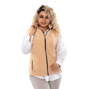Veste en polaire pour femme Vetre, couleur crème, grande taille, fermeture éclair - Product Image 1