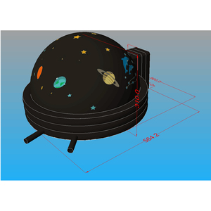 Tente gonflable de camping de salle de cinéma de plante cinéma privé de tente gonflable de film d'étoile - Product Image 4