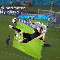 Écran d'affichage LED P5 P6 pour publicité extérieure, panneau publicitaire LED pour terrain de sport, panneau d'affichage LED pour publicité extérieure