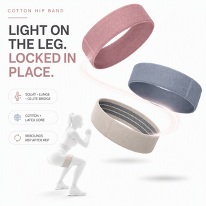 Bandes de Résistance en Tissu Polyester Antidérapantes pour Fessiers et Hanches, pour Femmes, Anti-Roulis, pour Squats et Entraînement des Jambes à Domicile ou en Salle de Sport - Product Image 6