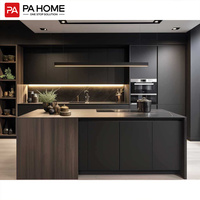 Ensemble d'armoires de cuisine PA premium avec finition brillante Armoire de cuisine design moderne