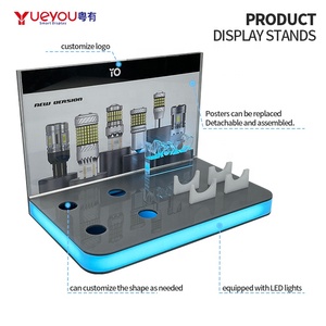 <strong>Customized</strong> New Flashlight <strong>Display</strong> <strong>Rack</strong> with LED Blue Light Acrylic <strong>Display</strong> <strong>Rack</strong> Electronic Product <strong>Display</strong> <strong>Rack</strong> - Product Image 3
