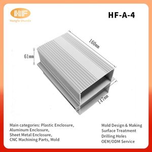 Hongfa Shunda HF-A-1 6063 Aluminum Alloy Control Box <b>Enclosure</b> IP54 Powder Coated 160x147x36MM for Electronic Equipment - Product Image 4