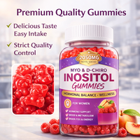 Gummies pour l'équilibre hormonal féminin Myo D-Chiro Inositol 2050mg – Soutien humeur et énergie – Marque privée