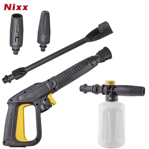 Pistolet de pulvérisation de lavage de voiture, buse de <span class=keywords><strong>Lance</strong></span> avec pistolet à mousse de neige, kit d'arme pour <span class=keywords><strong>nettoyeur</strong></span> <span class=keywords><strong>haute</strong></span> <span class=keywords><strong>pression</strong></span> K2-K7 - Product Image 1