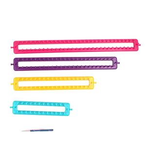 Accessori per maglieria a mano produttore all'ingrosso vendita popolare rettangolo lungo lana plastica telaio fai da te - Product Image 3