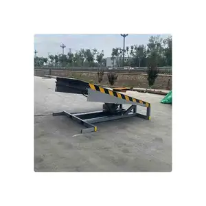 6T 8T 10T 12T manual electric ramp cargo loading forklift truck fixed boarding bridge hydraulic cylinder dock leveler