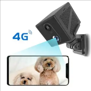 CB75 4G Caméra IP 1080P Batterie Caméra PIR Détection Vision Nocturne Sans Fil Wifi Mini 4G Carte Sim Caméra CCTV