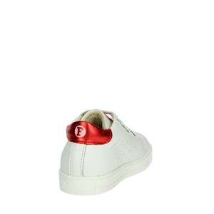 Zapatillas Falcotto para niña, color blanco, diseño de corazón rojo, zapatos de lona a la moda, talla 10 - Product Image 3