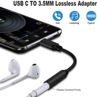 Adaptateur Câble Dongle Audio Auxiliaire Casque USB C Type C Tressé en Nylon Noir Premium vers Jack 3.5mm pour iPhone 17 16 15 Samsung S26 S25