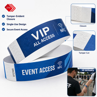Pulsera NFC RFID F08 ISO 14443A Personalizada, Impermeable, para Eventos Escolares, Entrada de Estudiantes y Pagos sin Efectivo
