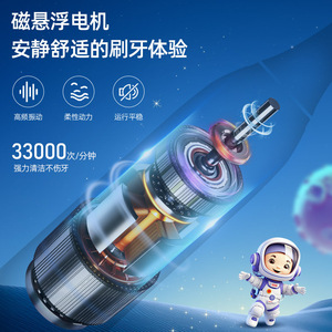 Yucca Kids Electric Toothbrush Rechargeable Soft Bristle 2 Years Plus Waterproof IPX7 Type C Charging - Product Image 3